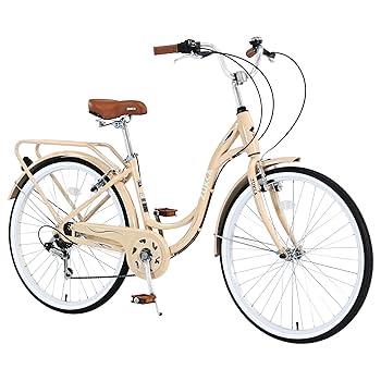 Amazon | MAKELEN レディース ビーチクルーザーバイク 26インチ